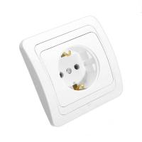 купить Аннет бело-дымчатый розетка скрытая 1-мест заземление IP20  в Йошкар-Оле Аннет бело-дымчатый розетка скрытая 1-мест заземление IP20