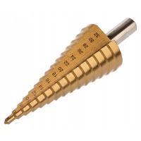 Сверло по металлу ступенчатое 4,0-32,0мм шаг 2мм HSS