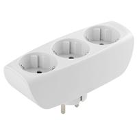 купить Разветвитель 3-мест 16А заземление белый прямоугольник пластик ЭРА  в Йошкар-Оле Разветвитель 3-мест 16А заземление белый прямоугольник пластик ЭРА