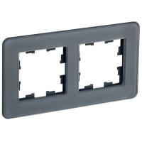 купить Брайт стекло графит рамка 2-ая универсально  в Йошкар-Оле Брайт стекло графит рамка 2-ая универсально