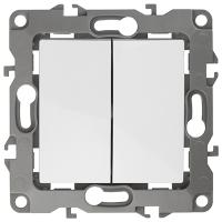 купить ЭРА12 выключатель скрытая белый 2кл 10А IP20  в Йошкар-Оле ЭРА12 выключатель скрытая белый 2кл 10А IP20