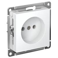 AtlasDesign белый механизм розетки скрытая 1-мест быстрозажим. клем. IP20 