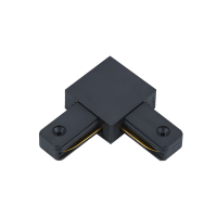 купить Соединитель " L" для однофазного трека черный IN HOME пластик в Йошкар-Оле Соединитель " L" для однофазного трека черный IN HOME пластик