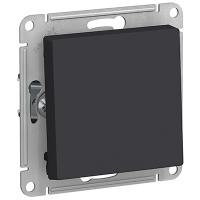 AtlasDesign карбон выключатель кнопочный 1кл скрытая 10А IP20 