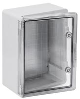 купить Корпус ЩМПп 400*300*170мм IP65 пластик серый IEK с прозрачной дверью в Йошкар-Оле Корпус ЩМПп 400*300*170мм IP65 пластик серый IEK с прозрачной дверью