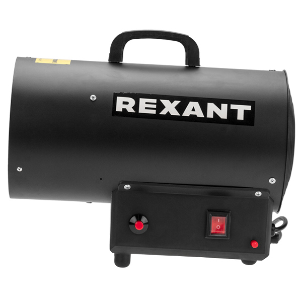 Тепловая пушка газовая 10000Вт 220В 350м3/ч круглый черный Rexant
