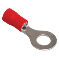 Наконечник кольцо 0,5-1,5мм2 4мм изолированный красный ПВХ НКИ IEK 20шт