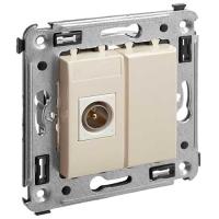 купить Аванти ванильная дымка розетка TV оконечная скрытая 1-ая  в Йошкар-Оле Аванти ванильная дымка розетка TV оконечная скрытая 1-ая