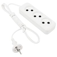 купить Удлинитель 3-мест 3м ШВВП 2*0,75 белый Rexant в Йошкар-Оле Удлинитель 3-мест 3м ШВВП 2*0,75 белый Rexant