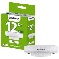 купить Лампа свд 220В GX53 12Вт 4000К 1200лм таблетка матовая Generica  в Йошкар-Оле Лампа свд 220В GX53 12Вт 4000К 1200лм таблетка матовая Generica