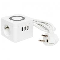 купить Удлинитель 2-мест 1,3м ПВС 3*1 белый 3*USB EKF PROxima +ЗУ в Йошкар-Оле Удлинитель 2-мест 1,3м ПВС 3*1 белый 3*USB EKF PROxima +ЗУ