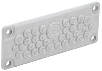 купить Сальник гофрированный 32мм отв32мм серый IP65 IEK 35отверстий в Йошкар-Оле Сальник гофрированный 32мм отв32мм серый IP65 IEK 35отверстий