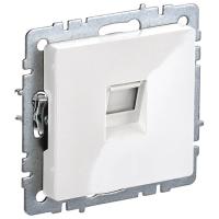 купить Брайт белый розетка RJ45 скрытая 1-ая Cat5e в Йошкар-Оле Брайт белый розетка RJ45 скрытая 1-ая Cat5e