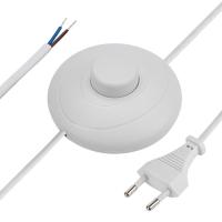 купить Шнур 2,5м ШВВП 2*0,75 белый с напольным перекл. в Йошкар-Оле Шнур 2,5м ШВВП 2*0,75 белый с напольным перекл.