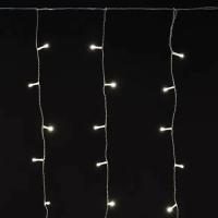 купить Гирлянда занавес 2*2м теплый белый 240свд соединяемая IP44 прозрачный провод  в Йошкар-Оле Гирлянда занавес 2*2м теплый белый 240свд соединяемая IP44 прозрачный провод