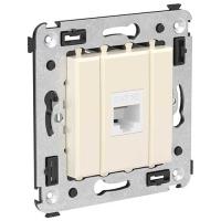 купить Аванти ванильная дымка розетка RJ45 скрытая 1-ая без шторки в Йошкар-Оле Аванти ванильная дымка розетка RJ45 скрытая 1-ая без шторки