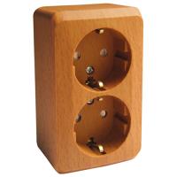 купить Этюд бук розетка открытая 2-мест заземление шторки IP20  в Йошкар-Оле Этюд бук розетка открытая 2-мест заземление шторки IP20