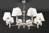 купить Светильник потолочный (люстра) 8*60Вт E27 белый в Йошкар-Оле Светильник потолочный (люстра) 8*60Вт E27 белый