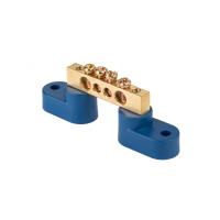 купить Шина нулевая 8*12 4групп 2 угловых изолятора синий винтовой по краям EKF  в Йошкар-Оле Шина нулевая 8*12 4групп 2 угловых изолятора синий винтовой по краям EKF