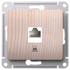 Глосса сосна розетка RJ45 скрытая 1-ая 