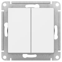 AtlasDesign белый переключатель перекрестный 1кл скрытая 10А IP20 