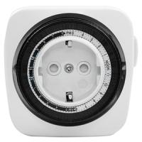 купить Таймер розеточный 16А механический сутки IP20 белый RX-28 Rexant в Йошкар-Оле Таймер розеточный 16А механический сутки IP20 белый RX-28 Rexant