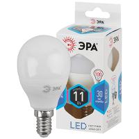купить Лампа шар свд Е14 11Вт 4000К 880лм P45 матовый ЭРА  в Йошкар-Оле Лампа шар свд Е14 11Вт 4000К 880лм P45 матовый ЭРА