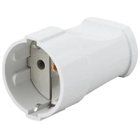 купить Розетка переносная 16А заземление белый пластик IP20 ЭРА в Йошкар-Оле Розетка переносная 16А заземление белый пластик IP20 ЭРА