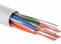 UTP 4*2*0,57 Cat6 серый LSZH нг(А)-HF провод внутренний INDOOR (305м) НЕ МОТАЕМ!!! Rexant