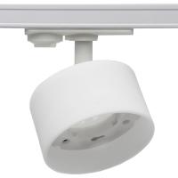 купить Светильник на трек однофазный 12Вт GX53  белый поворотный Jazzway пластик в Йошкар-Оле Светильник на трек однофазный 12Вт GX53  белый поворотный Jazzway пластик