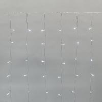 купить Гирлянда занавес 2*1,5м белый 150свд IP44 прозрачный провод эффект мерцания, (до 8мод) в Йошкар-Оле Гирлянда занавес 2*1,5м белый 150свд IP44 прозрачный провод эффект мерцания, (до 8мод)