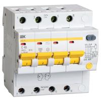 Дифавтомат 4Р 40А C 30мА 4,5кА АД14 5мод IEK
