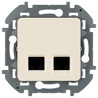 купить Инспириа слоновая кость розетка RJ45 скрытая 2-ая Cat6 UTP в Йошкар-Оле Инспириа слоновая кость розетка RJ45 скрытая 2-ая Cat6 UTP
