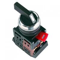 Переключатель ALCLR-22 3пол. черный с фиксацией IP40 IEK 