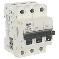 Автомат 3Р 6А C 6кА M06N IEK ARMAT 