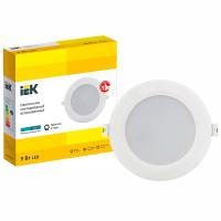 Даунлайт свд ДЛ-145 круг 9Вт 4000К  750лм белый IP40 ДВО1713 IEK
