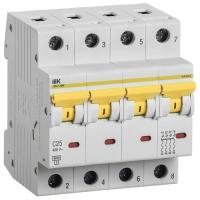 Автомат 4Р 25А C 6кА ВА47-60М IEK 