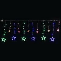 купить Гирлянда занавес 2*1м мульти 138свд с контроллером IP20 прозрачный провод 8 режимов в Йошкар-Оле Гирлянда занавес 2*1м мульти 138свд с контроллером IP20 прозрачный провод 8 режимов