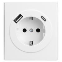 купить MIELE STRONG Розетка 1-ая с/з с/у з/ш 16А с USB A+C быстрой зарядки 5В/3А жемчуг KRANZ в Йошкар-Оле MIELE STRONG Розетка 1-ая с/з с/у з/ш 16А с USB A+C быстрой зарядки 5В/3А жемчуг KRANZ