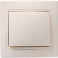 купить Кварта кремовый выключатель 1кл скрытая 10А IP20  в Йошкар-Оле Кварта кремовый выключатель 1кл скрытая 10А IP20