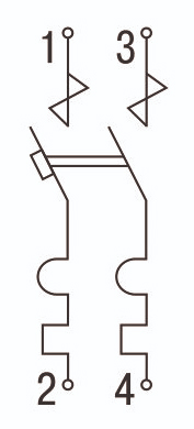 Автомат 2Р 63А C 6кА ВА47-60М IEK 