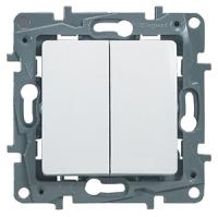 купить Этика белый выключатель 2кл скрытая 10А IP20  в Йошкар-Оле Этика белый выключатель 2кл скрытая 10А IP20
