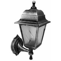 купить Светильник садово-парковый настенный 60Вт E27 пластик серебро IP44 4х гранный в Йошкар-Оле Светильник садово-парковый настенный 60Вт E27 пластик серебро IP44 4х гранный