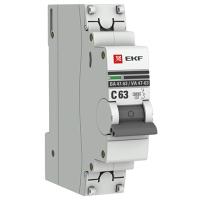 купить Автомат 1Р 63А C 6кА ВА47-63 EKF в Йошкар-Оле Автомат 1Р 63А C 6кА ВА47-63 EKF