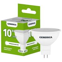 купить Лампа свд 220В GU5.3 10Вт 4000К 1000лм MR16 матовая Generica  в Йошкар-Оле Лампа свд 220В GU5.3 10Вт 4000К 1000лм MR16 матовая Generica