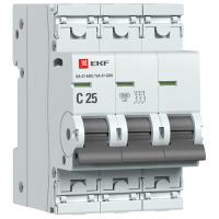 купить Автомат 3Р 25А C 6кА ВА47-63N EKF  в Йошкар-Оле Автомат 3Р 25А C 6кА ВА47-63N EKF