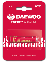 купить Батарейка A27 алкалиновая BL1 Daewoo в Йошкар-Оле Батарейка A27 алкалиновая BL1 Daewoo