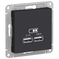 купить Атлас карбон розетка USB A+A скрытая 2-ая 5В/2,1А, 2х5В/1,05А в Йошкар-Оле Атлас карбон розетка USB A+A скрытая 2-ая 5В/2,1А, 2х5В/1,05А