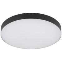 Светильник потолочный свд 60Вт 3000-6500К 4900лм круг черный Relict пульт ДУ ЭРА