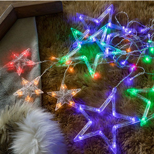 Гирлянда занавес 2*1м мульти 138свд с контроллером IP20 прозрачный провод 8 режимов